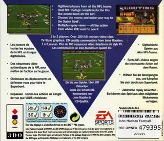 John Madden Football dos