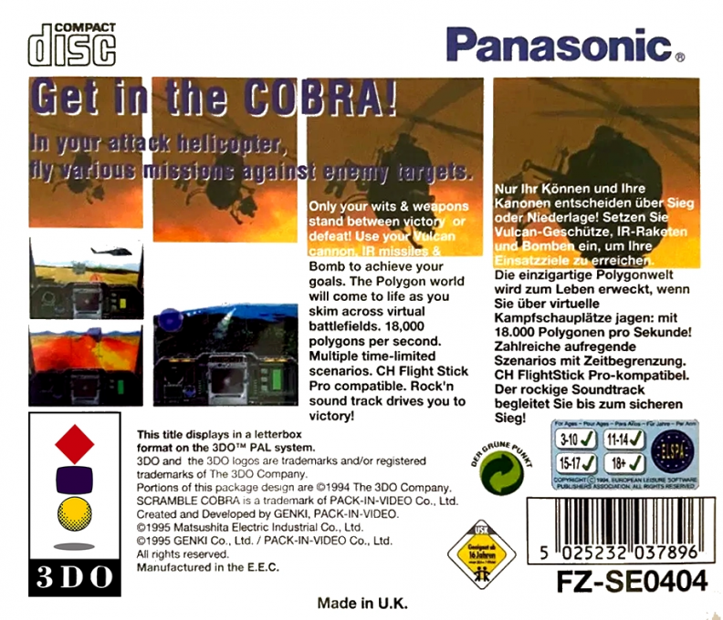 Scramble Cobra - Dos