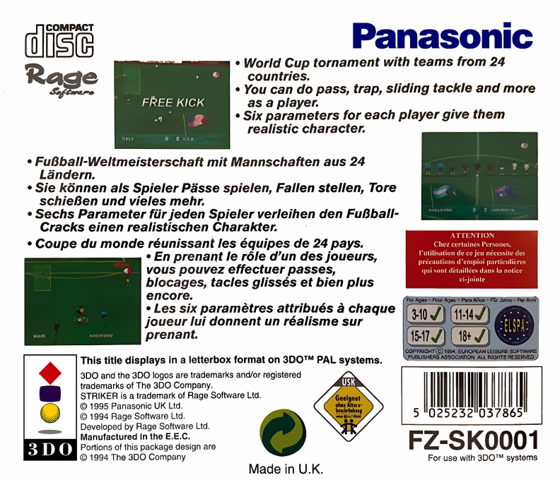 Striker - World Cup Special - Dos