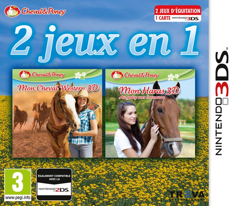 2in1 Horses 3D Vol.3 - My Riding Stables 3D - Jumping for the Team and My Western Horse 3D