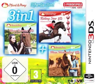 3in1 Horses - My Riding Stables 3D - Jumping for the Team + Riding Star 3D + My Western Horse 3D