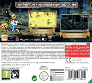 Adventure Time : Explore le donjon et POSE PAS DE QUESTION ! dos