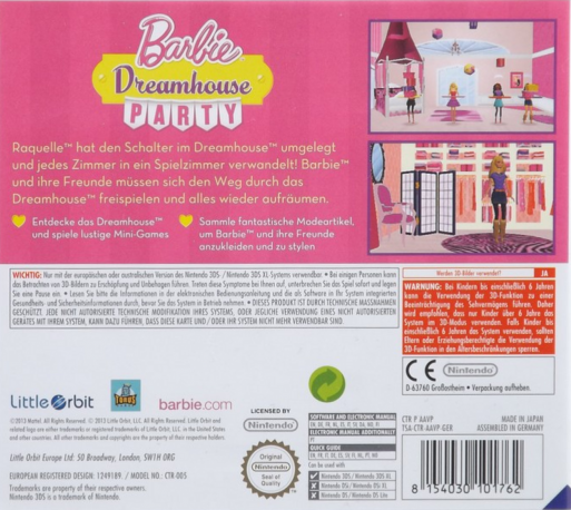 Barbie Dreamhouse Party - Dos