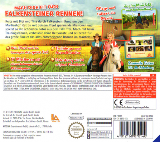 Bibi And Tina - Das Spiel Zum Kinofilm - Dos