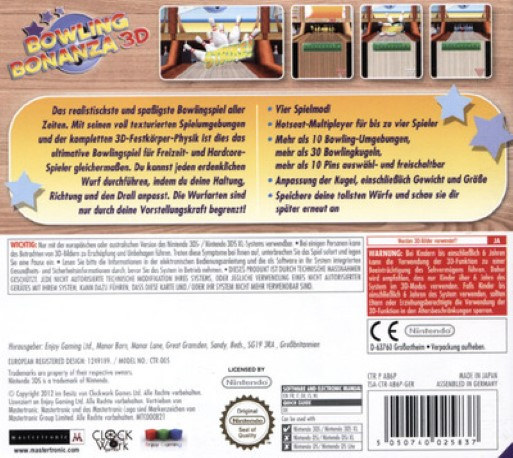 Bowling Bonanza 3D - Dos