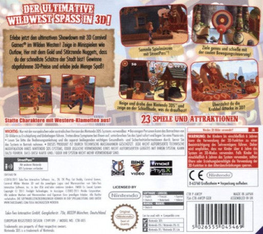 Carnival Far West 3d - Dos