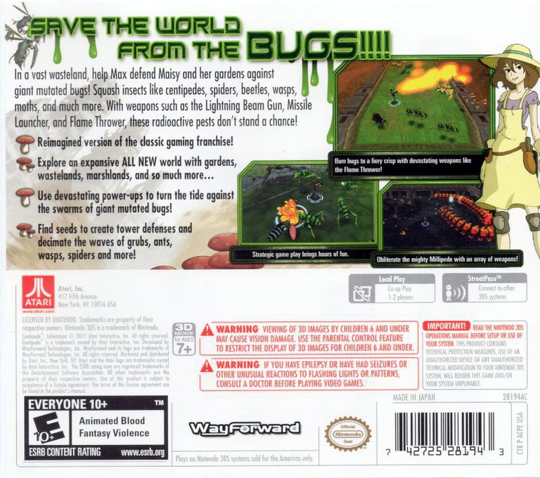 Centipede - Infestation - Dos