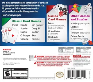Classic Games Overload - Card And Puzzle Edition dos