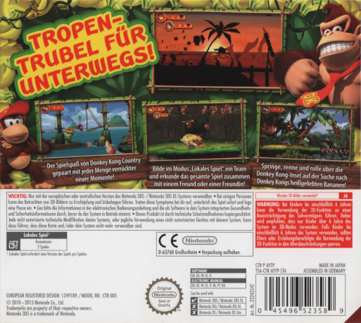 Donkey Kong Country Returns 3D - Dos