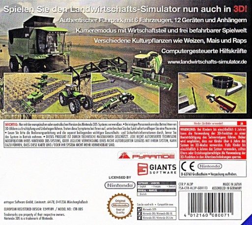 Farming Simulator 3d - Dos