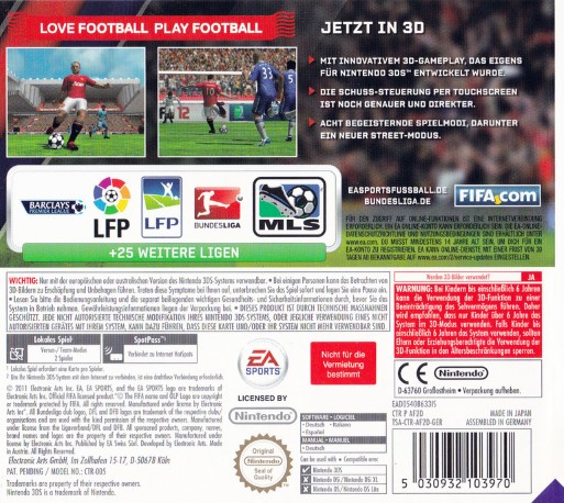 Fifa 12 - Dos