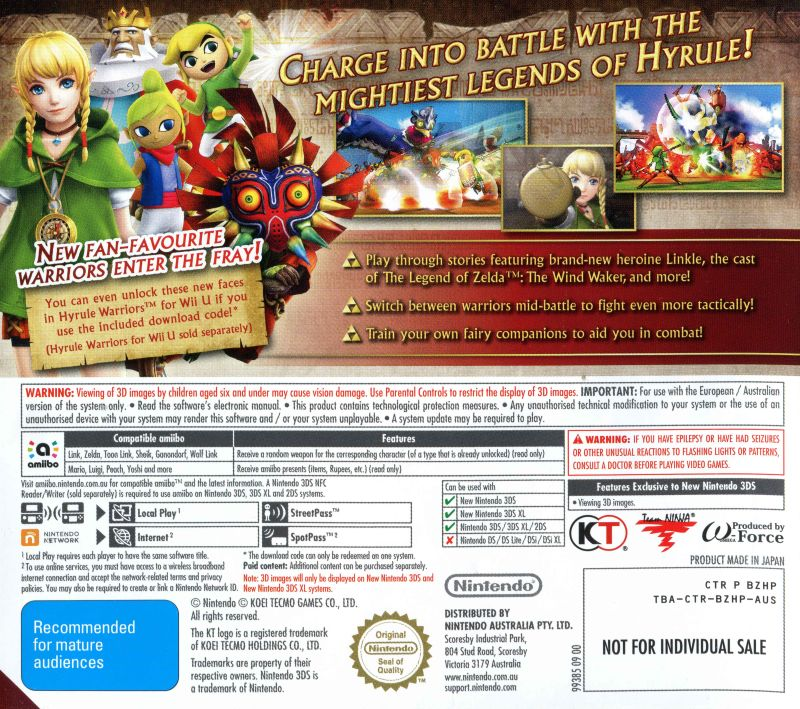 Hyrule Warriors Legends - Dos