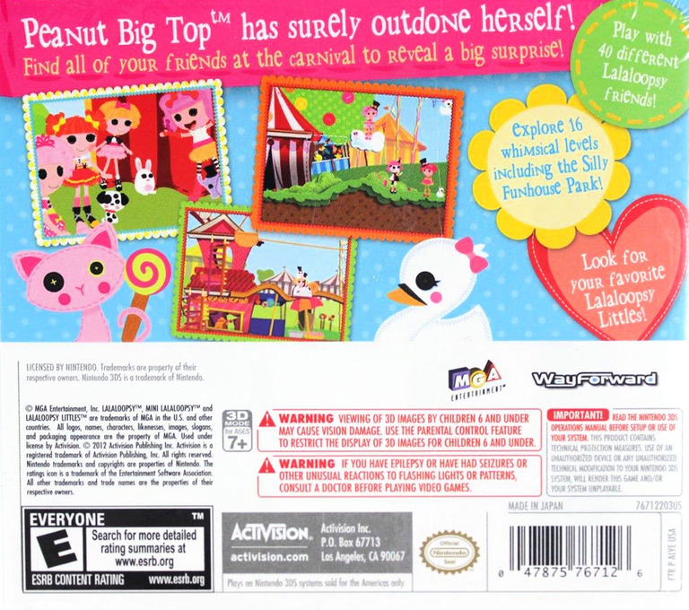 Lalaloopsy - Carnival Of Friends - Dos