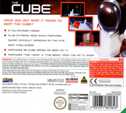 Le Cube - Dos