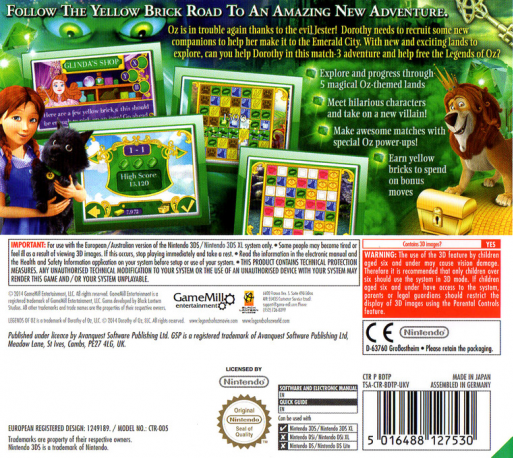 Legends of Oz - Dorothy's Return - Dos
