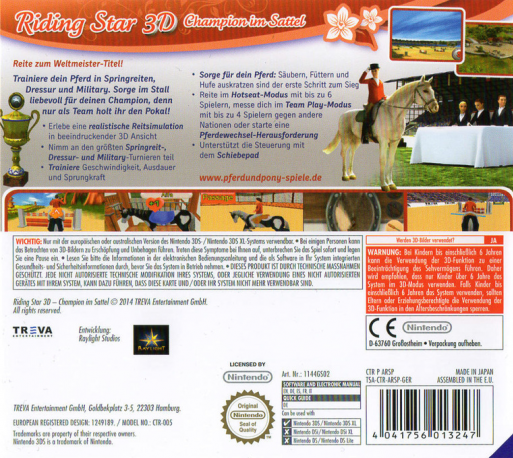 Ma Vie de Championne 3D - Dos