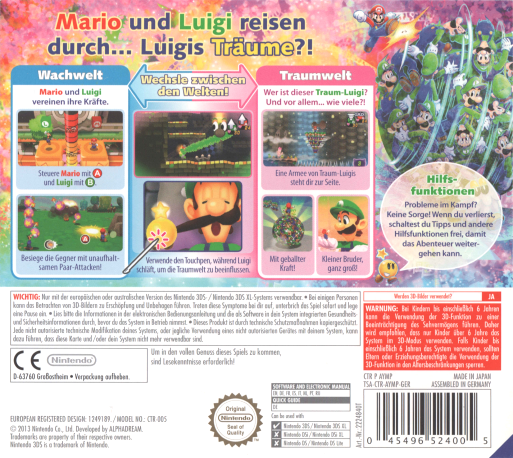 Mario And Luigi - Dream Team Bros. - Dos