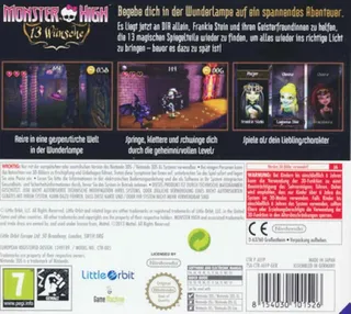 Monster High - 13 Wishes dos