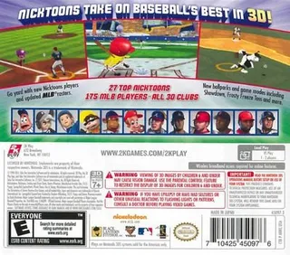 Nicktoons MLB 3D dos