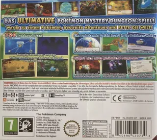 Pokémon Méga Donjon Mystère dos