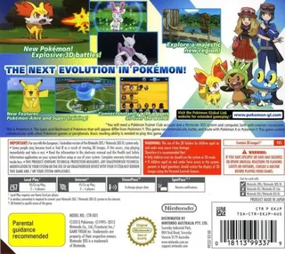 Pokémon X dos