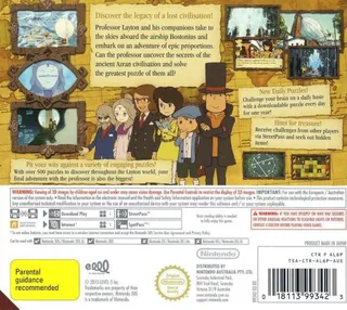 Professeur Layton et l'Heritage des Aslantes dos