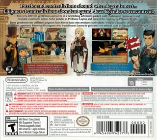 Professeur Layton Vs Phoenix Wright - Ace Attorney dos