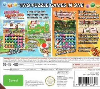 Puzzle And Dragons Z Puzzle And Dragons - Super Mario Bros. Edition dos