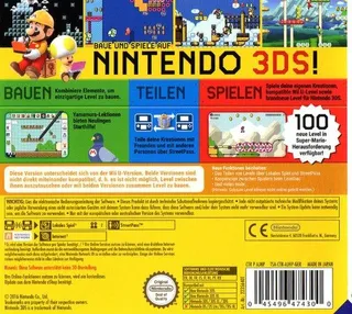 Super Mario Maker for Nintendo 3DS dos