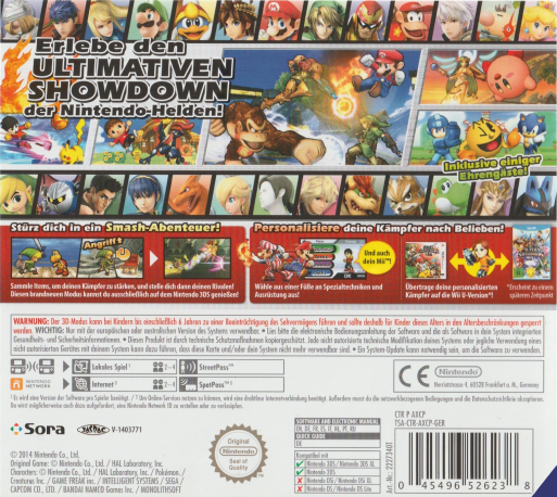 Super Smash Bros. for Nintendo 3DS - Dos