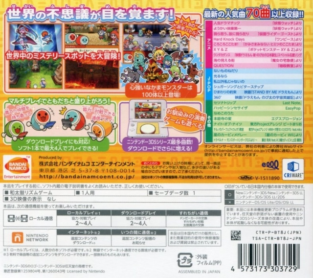 Taiko No Tatsujin - Dokodon! Mystery Adventure - Dos