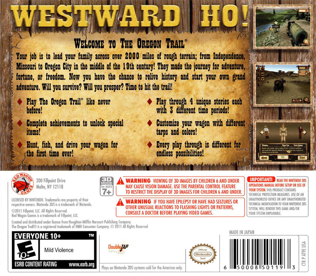 The Oregon Trail - Dos