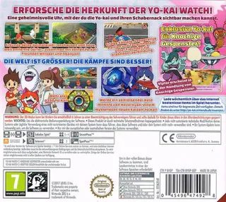 Yo-Kai Watch 2: Esprits Farceurs dos