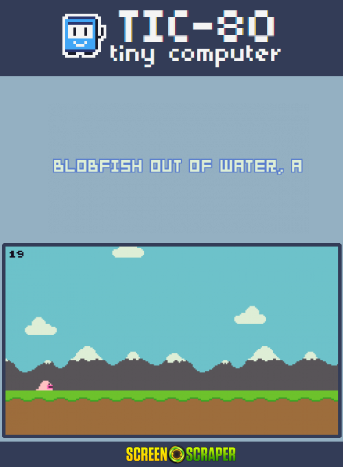 A Blobfish Out of Water