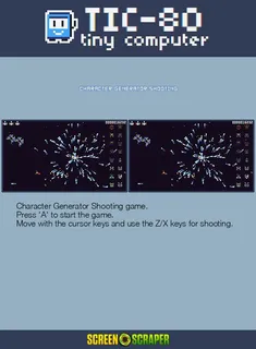Character Generator Shooting - Dos
