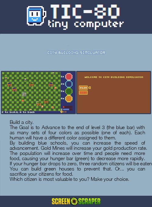 City Building Similuator - Dos