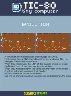 Evolution dos