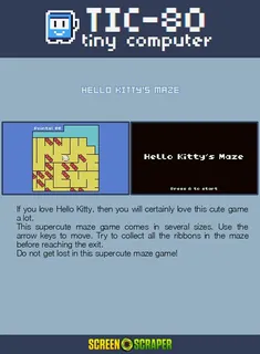 Hello Kitty's Maze - Dos