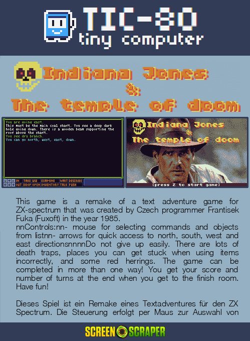 Indiana Jones 1 - Dos