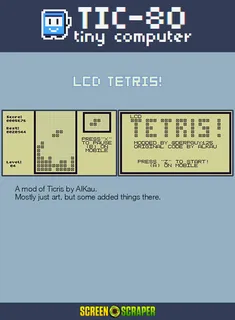 Lcd Tetris dos