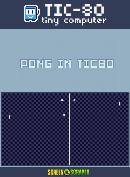 Pong In Tic80