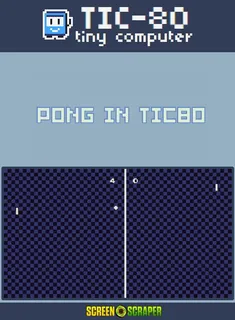 Pong In Tic80