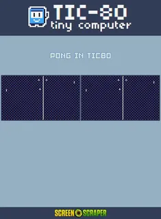 Pong In Tic80 - Dos