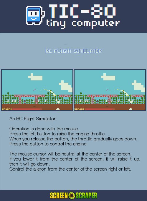 RC Flight Simulator - Dos