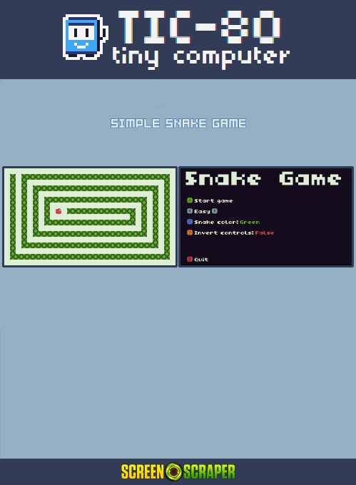 Simple Snake Game - Dos