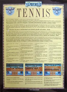 3d World Tennis dos