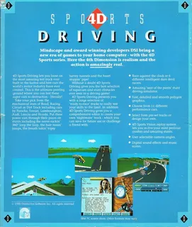 4D Sports Driving dos