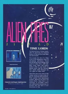 Alien Fires 2199 AD dos