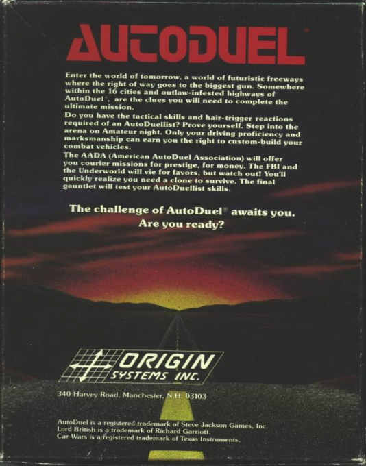 AutoDuel - Dos