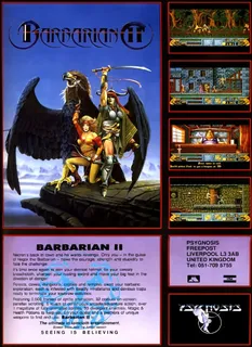 Barbarian (psygnosis) dos